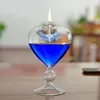 Glass Oil Light Handmade Decorative oil lamp candle Refillable Glass Lantern, Wedding Candels for Tables, Gift Set