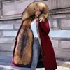 Women's Fur Faux Fur Manteau en Fourrure epaisse et Chaude pour Femme Doublure Interieure Traitement Hors Saison Hiver 231205