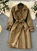 Zweiteiliges Kleid SINGREINY Herbstmode PU-Lederjacken Damen Reverskragen Lange Ärmel Zweireihig Vintage Out Wear Dicker Mantel 231205