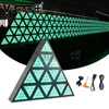 V-Show Retro LED Triangle1630 stage light matrix lamps can be spliced for dj disco light