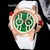 EPIC X Chrono Oversize Mens Watch 47mm 18K Rose Gold Luxury Sports Watches VK Quartz Fly Back Sapphire Crystal Swiss Wristwatch Waterproof