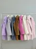 Manteau en fausse fourrure pour femme, ours en peluche, moyen Long, 100 laine d'agneau, mouton cisaillé, col de costume Composite, jeune 231205