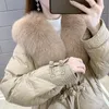 Womens Down Parkas Mens Vests Women Jacket Winter Coat Kvinnlig HAINING FOX HAIR PLUSH ALLT I EN UTVÄRDNINGAR