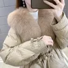 Femmes vers le bas Parkas hommes gilets femmes veste manteau d'hiver femme Haining renard cheveux en peluche tout en un vêtements d'extérieur court épaissir chaud pardessus 231206