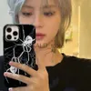 Handyhüllen Punk Girl Blur Cross Handyhülle für IPhone 14 11 12 13 Pro Max Koreanische INS Coole Handyhülle für IPhone XR XS MAX 7 8Plus J231206