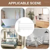 Bath Accessory Set Towel Bar Clothe Wardrobe Organizer Rack Space Saver Punch-Free Rotating Wall Mounted Swing Hanger