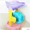 Bath Toys Summer Dzieci Zabawa Śliczna kąpiel słonia Waterowanie puszka domina rodzic-dziecko pływanie łazienka interaktywna wate s7w1 H1568 Drop Deli dhijh