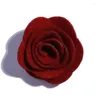 Fleurs décoratives 10 pièces 4CM, roses en feutre non tissées pour embellissement de mariage, fleur artificielle, jardin de maison