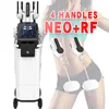 2024 Slimming Body sculpt slim muscle stimulator machine fat melting 4 handle electro therapy deep butt back leg magnetic muscles stimulation ems slimming device