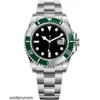 Roiex Montres Submariner Montre Pour Homme Avec Sac Vert Aaa Montres De Créateur 40MM Cadran Noir Automatique Mécanique En Acier Inoxydable Étanche Lumineux Saphir Cer HBU9