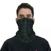 Eşarplar Siyah izle tartan ekose bandana boyun örtüsü baskılı sihirli eşarp sıcak tavan döngüsü erkekler için kadınlar yetişkin nefes alabilir