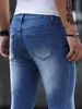 Jeans da donna Moda Uomo Pantaloni skinny elasticizzati slim con tasche Pantaloni estivi Pantaloni casual in denim da uomo 231206