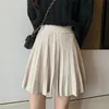 Jupes Skorts Style coréen Sexy plissé taille haute tricoté Mini jupe pour les femmes automne hiver décontracté Harajuku Y2K Slim Fit solide jupes de rue 231206