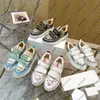 Luxury Designer Rainbow Collection Sneakers Women Casual Shoes Spring Summer Fashion Handmade Stitching Made with box and dust bag 35-42