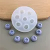 Formy do pieczenia 3D Symulacja owocowa kremówka czekoladowa pleśń jagodowa/malina siły silikonowe