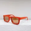 Óculos de sol de designer para mulheres homens verão 2401 anti-ultravioleta retro placa moda acetato quadrado quadro completo passarela estilo cyberpunk uv400 óculos caixa aleatória