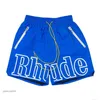 Herren Shorts Rhude Designer Shors Sommer Strand Hosen Causual Mode Lose Streetwear Größe Hohe Qualität Billig Verkauf 2023 7E1M