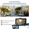 Car DVR Car DVRS Real HD 1080P Dash kamera DVR DVR rejestrator wideo nagrywacze Nocne wizję szerokie kąt kątowy rejestrator kamery OTY9T