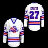 Хоккейная майка Top Custom Rochester Americans Джон Петерка Джек Куинн Майкл Мерш Артту Руотсалайнен Итан Проу Брэндон Биро Шон Мэлоун L