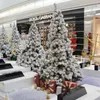 Christmas Decorations Artificial Tree Xmas Decor Party Adorn Creative Flocking Scene Layout Prop