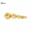 BoYuTe 100 pièces 3MM 4MM 5MM 6MM 7MM 8MM 10MM 12MM rond en métal laiton bricolage perles d'espacement en vrac pour la fabrication de bijoux 290M