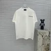 T-shirt Plus da uomo Polo Girocollo ricamato e stampato in stile polare estivo con puro cotone da strada 222rg
