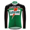 2022 Château d'Ax Gatorade Team Maillot de cyclisme 19D Gel Pad Pantalon de vélo Ensemble Séchage rapide Printemps Automne VTT Ropa Ciclismo Long Slee243J