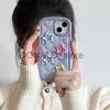 Mobiele telefoon hoesjes Koreaans schattig kleur ster geruit patroon telefoonhoesje voor iPhone 15 Pro 11 12 13 14 Pro Max Cover schokbestendig siliconen hoesjes voor vrouwen J231206