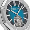 Мужские роскошные часы Audemar Pigue Механические часы швейцарского производства Aibi Royal Oak Автоматическая цепочка с турбийоном Титан Le 50 шт. WN-FY5V