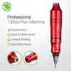 Tatueringsmaskin Tatuering Rotary Machine Pen Style Set Tattoo Kit LCD Power Pedal Tattoo leveransfri leverans Permanent Makeup Machine Sortiment 231205