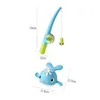 Bath Toys Baby Magnetic Fishing Games Clockwork Toy Pool Fun Bathtub för småbarn barnvalar vatten badkar gåvor släpp leverans moderskap dhehr