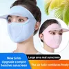 Bandane Maschera per lenti Staccabile Protezione solare femminile Berretti da uomo Anti-ultravioletti Regolabili per andare in bicicletta A prova di polvere