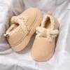 Sandals Crestar Women Snow Boots Winter Fur Cotton Thick Platform Furry Shoes Outdoor Fashion Plush Non slip Keep Warm Soft Sole 231206