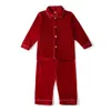 Pyjamas Boutique Mode Veet Tissu Enfant Sommeil Costume De Noël Bébé Pyjamas Ensemble Dentelle Filles Vêtements De Nuit 210913 Drop Livraison Enfants Mate Dhl5D