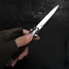 Vikverktygen Pocket Stiletto Inch Horisontell kniv Klassisk 9 Automatisk EDC Single Knives Action Auto Godfather Mafia TVLPF