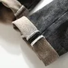 Jeans da uomo classici resistenti per l'equilibrio del commercio estero con logo tagliato