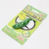 New Creative Extrusion Pea Bean Soybean Edamame Stress Relieve Toy Keychain Cute Fun Key Chain Ring Paty Gift Bag Charms Trinket176z