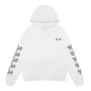 Kvinnor/mens bomulls hoodie casual höstrock blommig sport lösa stil spår