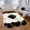 Tapis de forme spéciale tapis doré de luxe décoration de salon maison enfants chambre tapis tapis de sol lavables antidérapants tapis de grande surface 231206