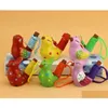 Bomboniera in ceramica Acqua uccello fischio maculato Warbler Canzone cinguettio Decorazione della casa per bambini Regali per bambini Drop Delivery Garden Fest Dhdqz