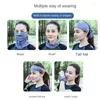 Bandanas Radfahren Maske Outdoor Magic Fahrrad Sommer Seide Sport Kopftuch Hängende Ohr Sonnencreme Winddicht Männer Und Frauen Schal