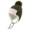 Chapeaux Chapeaux Vendre Chapeau chaud d'hiver pour enfants Garçon Fille Earflap Bonnet Born Fashion Cap avec Pompon Automne Bébé ER Oreilles Costume 0-8 Drop Livrer Dhtp4