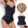 Womens Shapers Waist Trainer Body Shaper Plus Size Wasit Belly Control Sweat Belt Cinta Modeladora Waste Trainers 210326 Drop Delive Dhysw