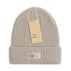 Chapéu de designer de grão grosso sem aba chapéu de moda bordado chapéu de malha ao ar livre rua quente e frio chapéu de lã atacado