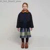 Cardigan 2023 outono/inverno BC Novos meninos e meninas com zíper espesso casaco de algodão multifuncional e vestido duplo de lã de cordeiro vestido de inverno Q231206