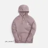 Kith Hoodie Truien Borduurlogo Puur katoen Knoop Ronde hals Losse herfst en winter Dunne lange mouwen Casual 1159