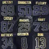 Vegas Knights Golden Edition Jerseys 29 Fleury 75 Ryan Reaves 71 Sson Mark Stone Anpassa nummer valfritt namn Hockey Jersey