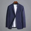 Costumes pour hommes Blazers 2023 hommes Costume veste printemps automne décontracté lâche affaires Blazer Masculino mode solide manches longues bouton Costume Homme 231206