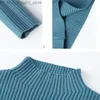 Кардиган 2023, осень-зима, детский свитер, вязаные топы для девочек, свитера с высоким воротником для мальчиков, детский трикотаж, повседневная одежда Q231206