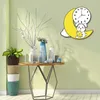 Horloges murales lune dessin animé créatif calme salon chambre enfants maternelle horloge suspendue belle table décorative